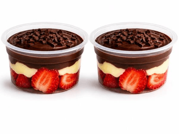 2 Bombons Abertos de Morango